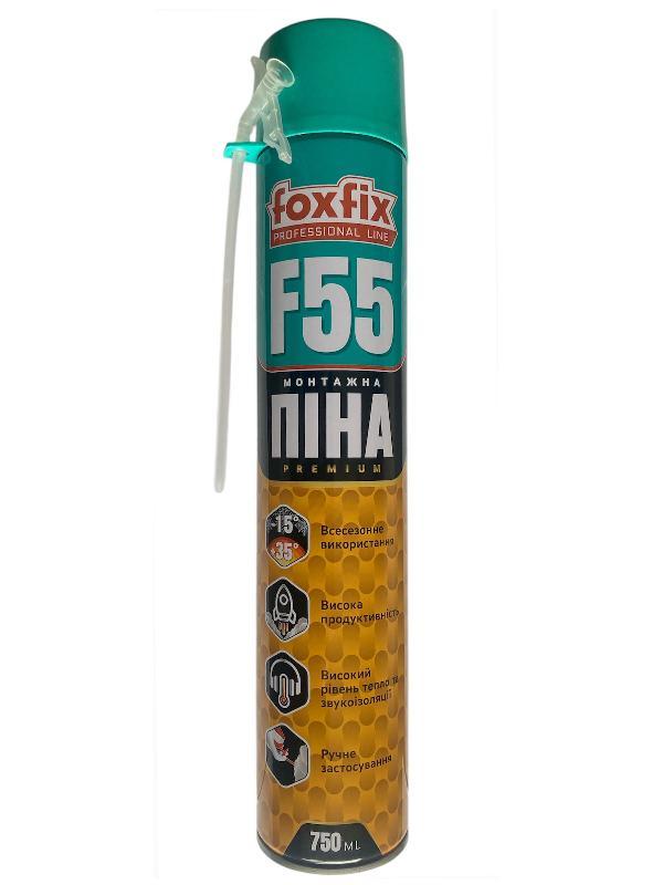 Піна монтажна FOXFIX F55 Ручна (750 мл, 700 гр)
