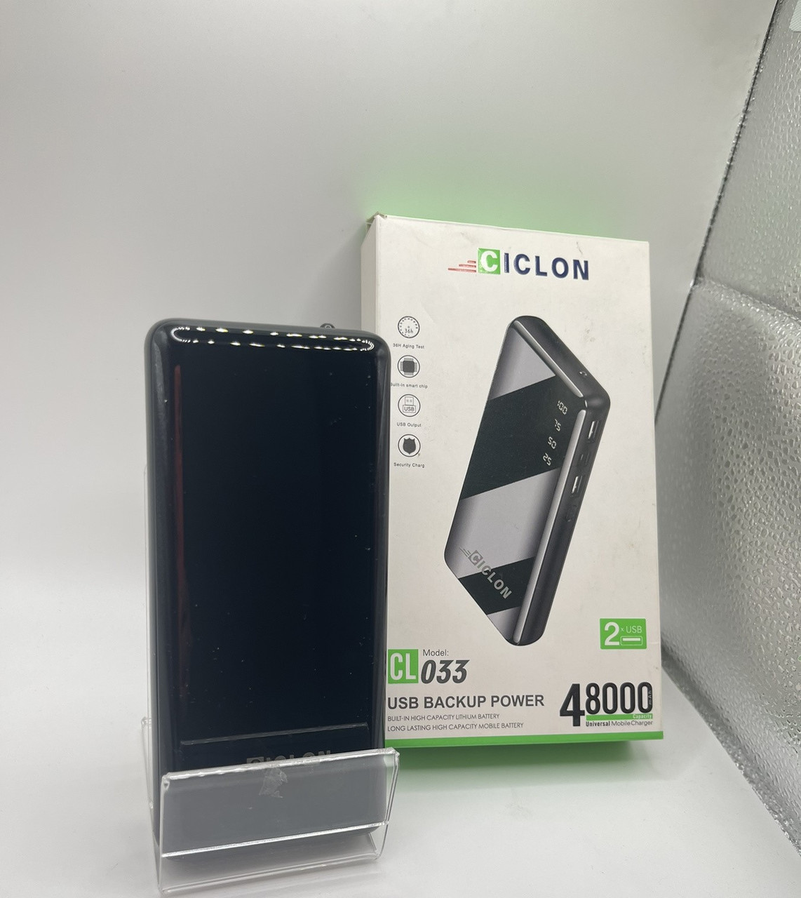 Павербанк POWER BANK CICLON CL-033 48000 mAh, чорний, фото 1