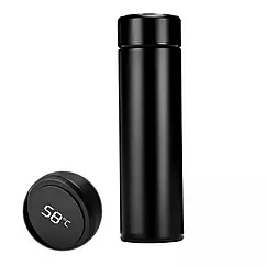 ОЧЕНКА! Термос 919 термос з індикатором температури 0.5 л (Плоске паковання, не працює датчик темпери 701)