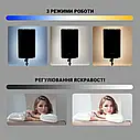 Прямокутна LED-лампа для фотостудії з пультом дистанційного керування: RL-24, фото 2