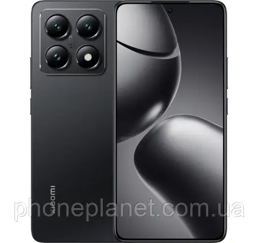 Смартфон Xiaomi 14T Pro 12/512GB Titan Black AMOLED 6.67" 5000мАч IP68 67Вт Камера 50+50+12мп АI, фото 1