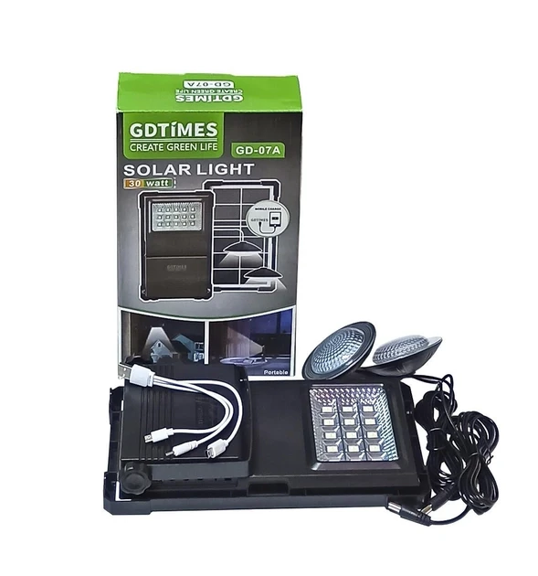 Портативна сонячна станція Power Bank GDLITE GD-07A, фото 1