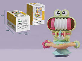 Дитяче музичне брязкальце "Жабеня" (звук, мелодії, прорізувач, пискавка, пальчикова гра) 230 А