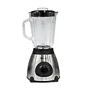 Блендер стаціонарний із чашею 1.5 л + кавомолка 2в1 DOMOTEC 6609 MS три швидкості, 1000 Вт Сріблястий AVK, фото 6