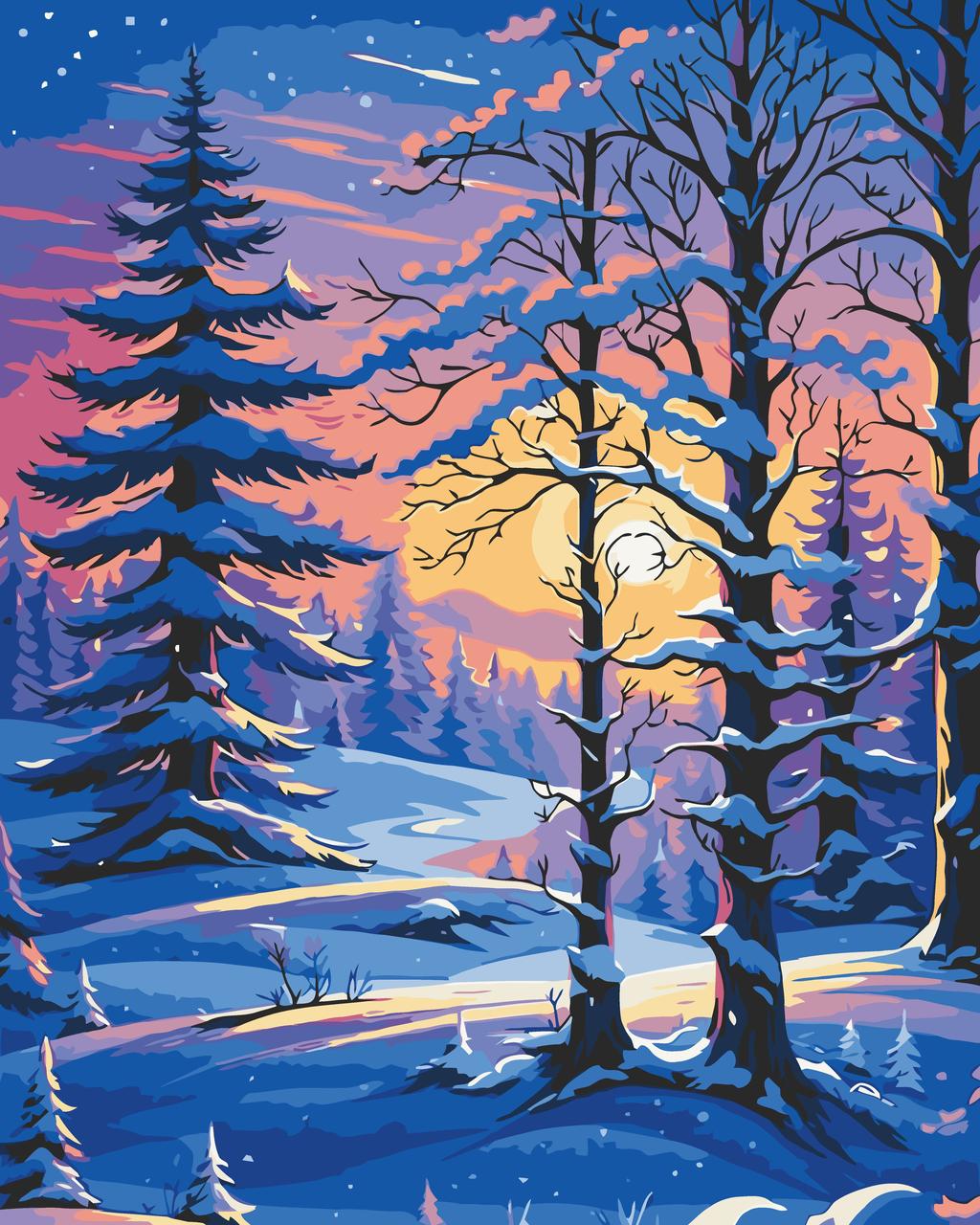 Картина за номерами Зимова свіжість. новорічна 40*50 см Art Craft 11049-AC