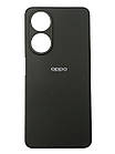Чохол силікон "Оригінал Велюр" Oppo A98 Black