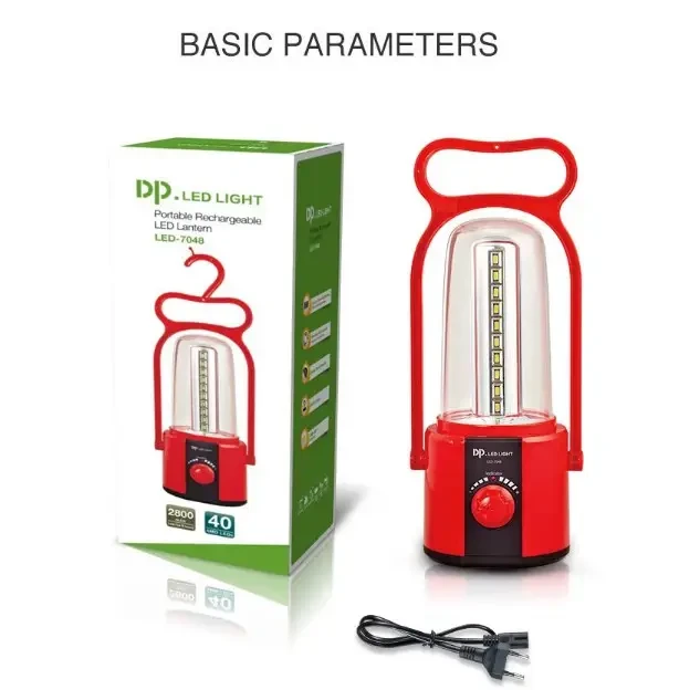 Ліхтар базука, кемпінг із регулятором 2800 mAh 8 W DURATION POWER DP-7048C, фото 1