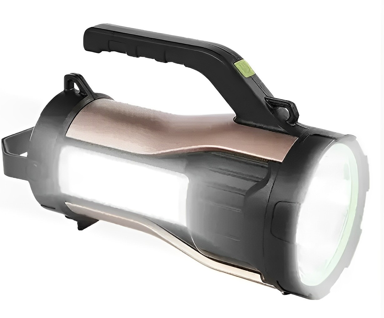 Мультифункціональний ліхтар HEL-T96 (LM+2хCOB білий і червоний) + Powerbank + сонячна панель + microUSB, фото 1