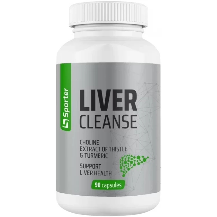 Захист та очищення печінки Sporter Liver Cleanse 90 капсул, фото 1