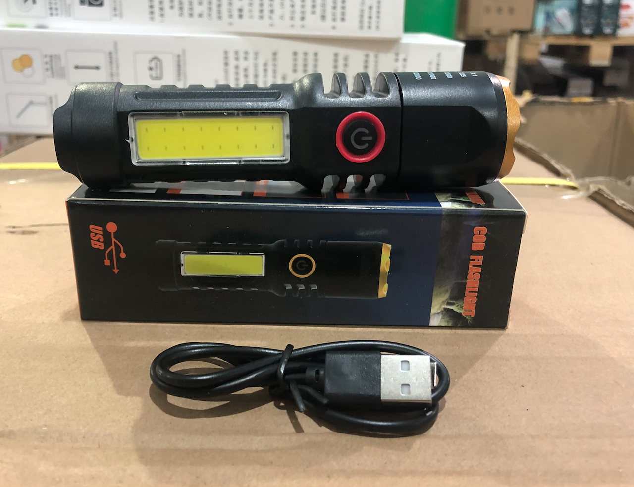 Ліхтарик із заряджанням USB HS-82202, фото 1