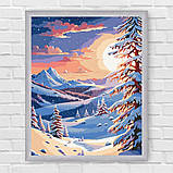 Картина за номерами Зимовий ранок. Новорічна 40*50 см Art Craft 11047-AC, фото 7