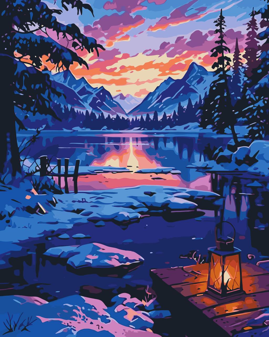 Картина за номерами Пейзаж взимку 40*50 см Art Craft 11056-AC