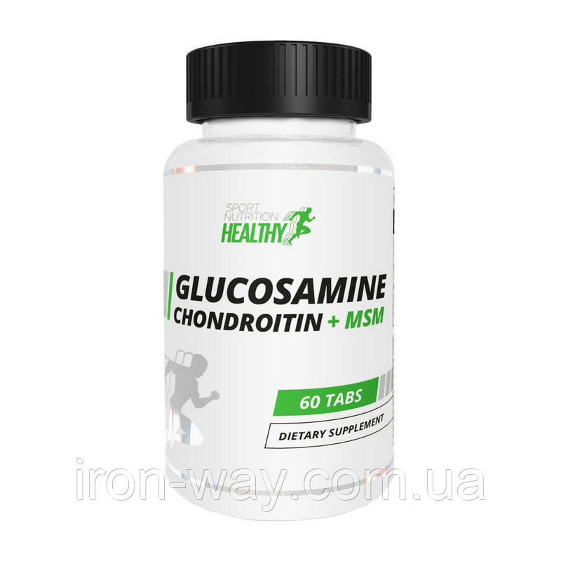 Healthy Sport Nutrition (MST) Glucosamine Chondroitin + MSM (60 tab), фото 1