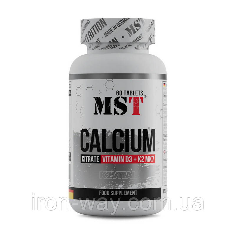 MST Calcium Citrate Vitamin D3 + K2MK7 (60 tab), фото 1