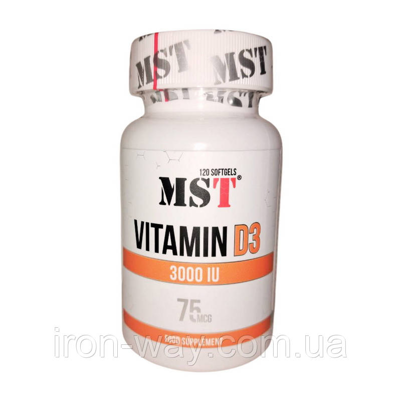 MST Vitamin D3 3000 IU (75 mcg) (120 softgels)