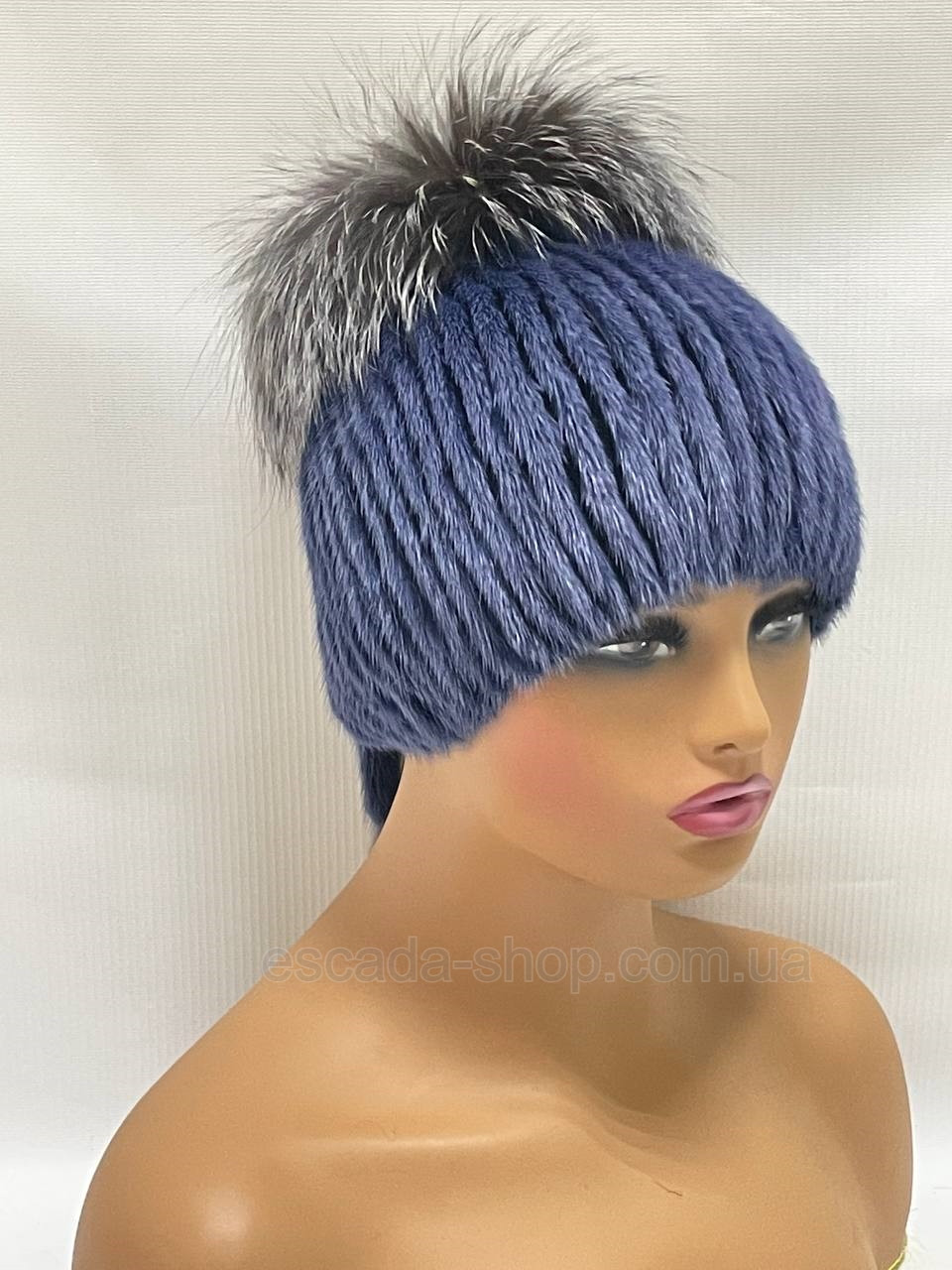 Жіноча шапка з хутра норки "Малібу", фото 1