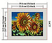 Набір для вишивання за нанесеною на канву схемою "SunFlower".AIDA 11CT printed , 40*32 см, фото 6