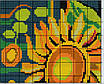 Набір для вишивання за нанесеною на канву схемою "SunFlower".AIDA 11CT printed , 40*32 см, фото 4