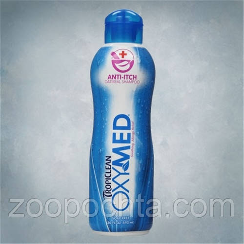 TropiClean Oxy-Med Anti-Itch Shampoo - Шампунь від сверблячки для собак і кішок 592 мл (003354)