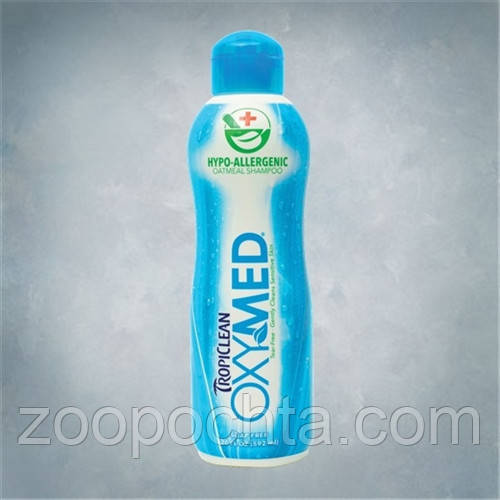 TropiClean Oxy-Med Oatmeal Hypo-Allergenic- Гіпоалергенний шампунь собак і кішок 592 мл (003347)