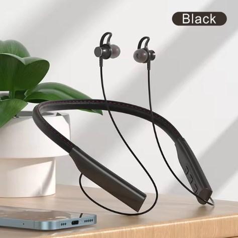 Бездротові навушники Bluetooth 5.0 з мікрофоном з шийним ободом G29 Чорні
