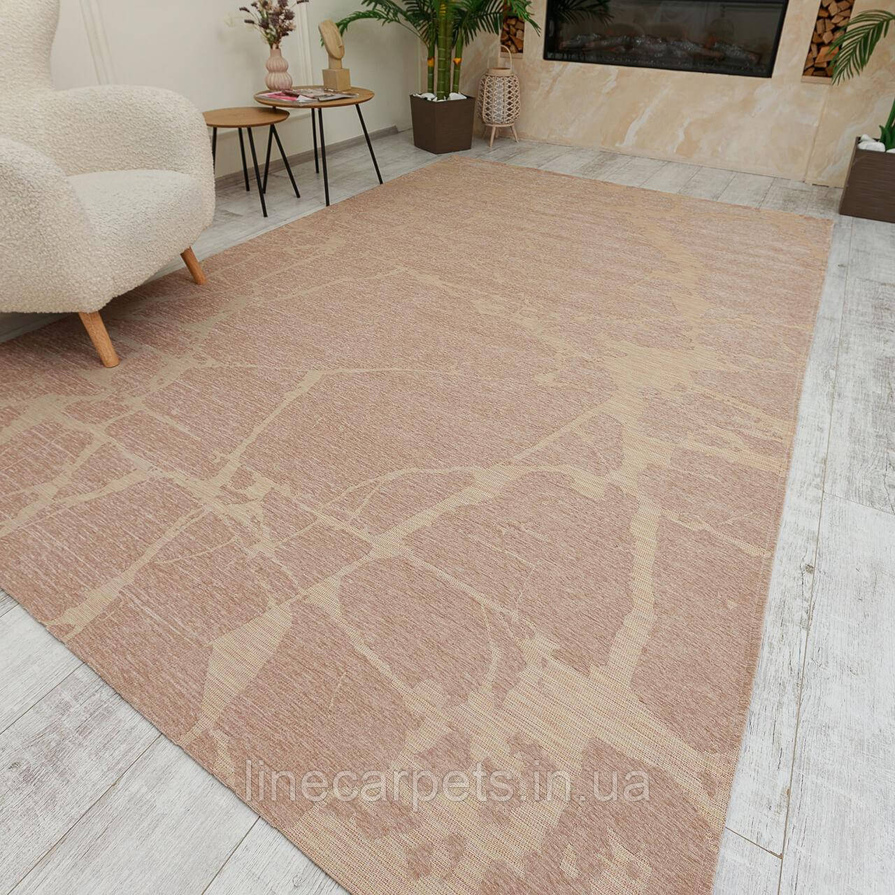 Бежевий сучасний килим LOTUS 114211 beige, фото 1