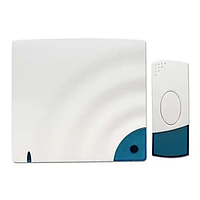 Бездротовий дзвінок Feron A-138C 32 мелодії 3×1.5V/AA(-) 38х108х118мм