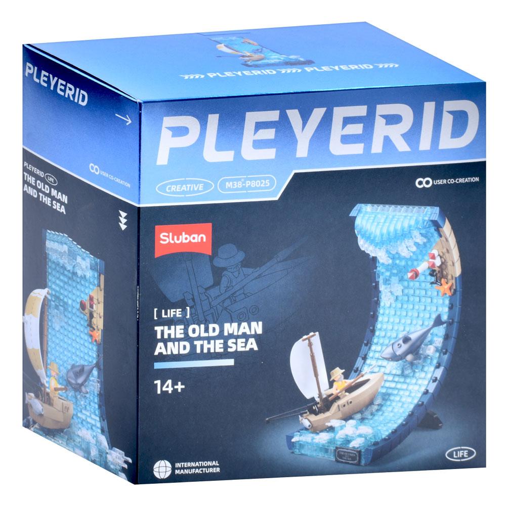 Конструктор SLUBAN M38-P8025 старий та море, фігурка, човен, акула, кор, 22,5-24-12 см., фото 1