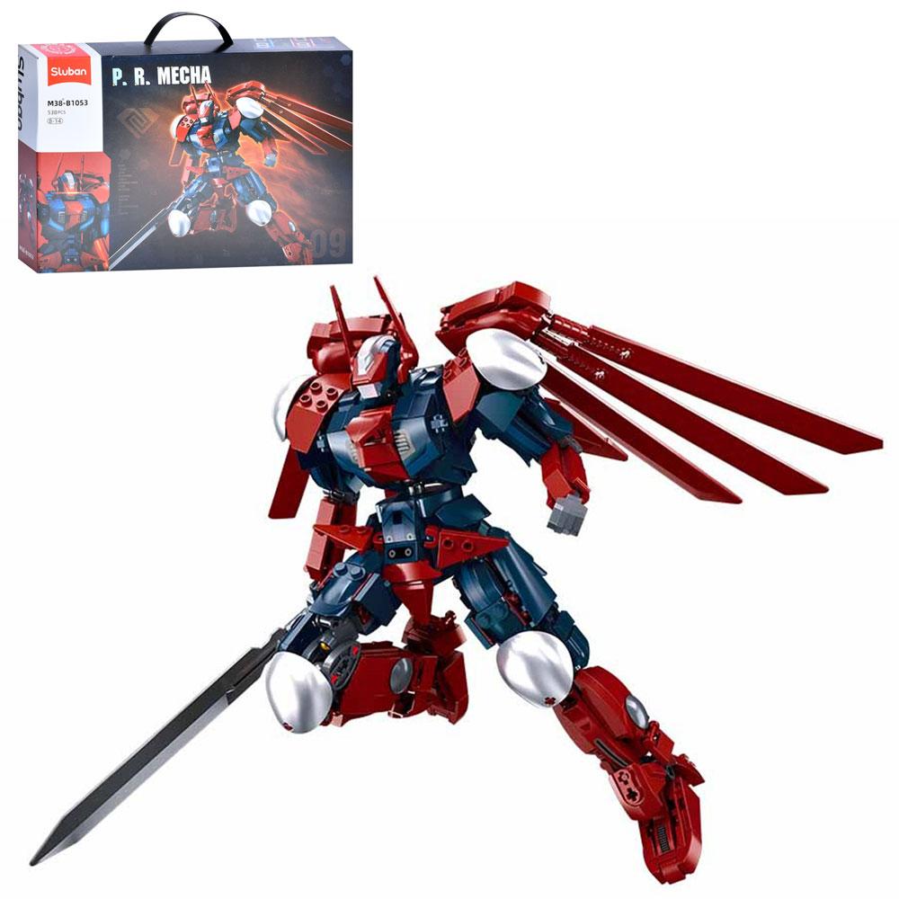 Конструктор SLUBAN M38-B1053 "P.R Mecha": Робот, 538 дет., фото 1