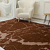 Коричневий килим безворсовий LOTUS 114211 brown, фото 6