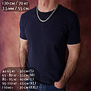 Срібна цепочка чоловіча рамзес. Чоловічий срібний ланцюжок широкий Фараон. Ширина 7,5 мм / 50 см, фото 2