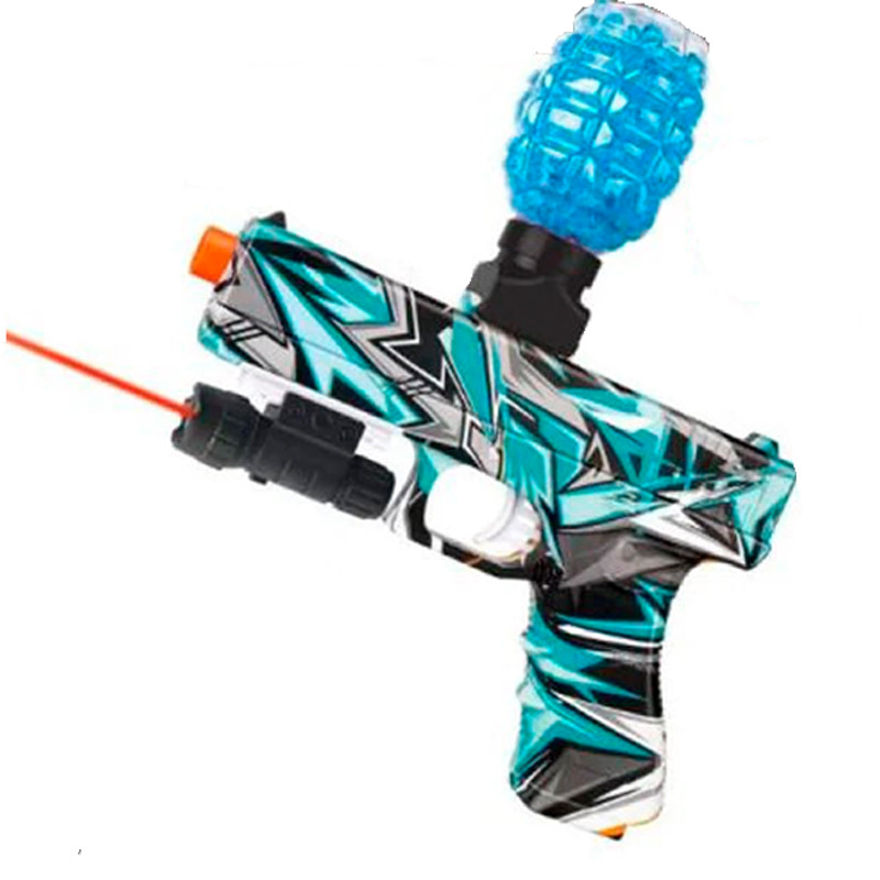 Пістолет-автомат дитячий, що стріляє гелевими кульками Water Gun G-717