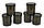 Баночки для дипування Fox Fox Edges Hookbait Pots Full Size 6 pcs, фото 3