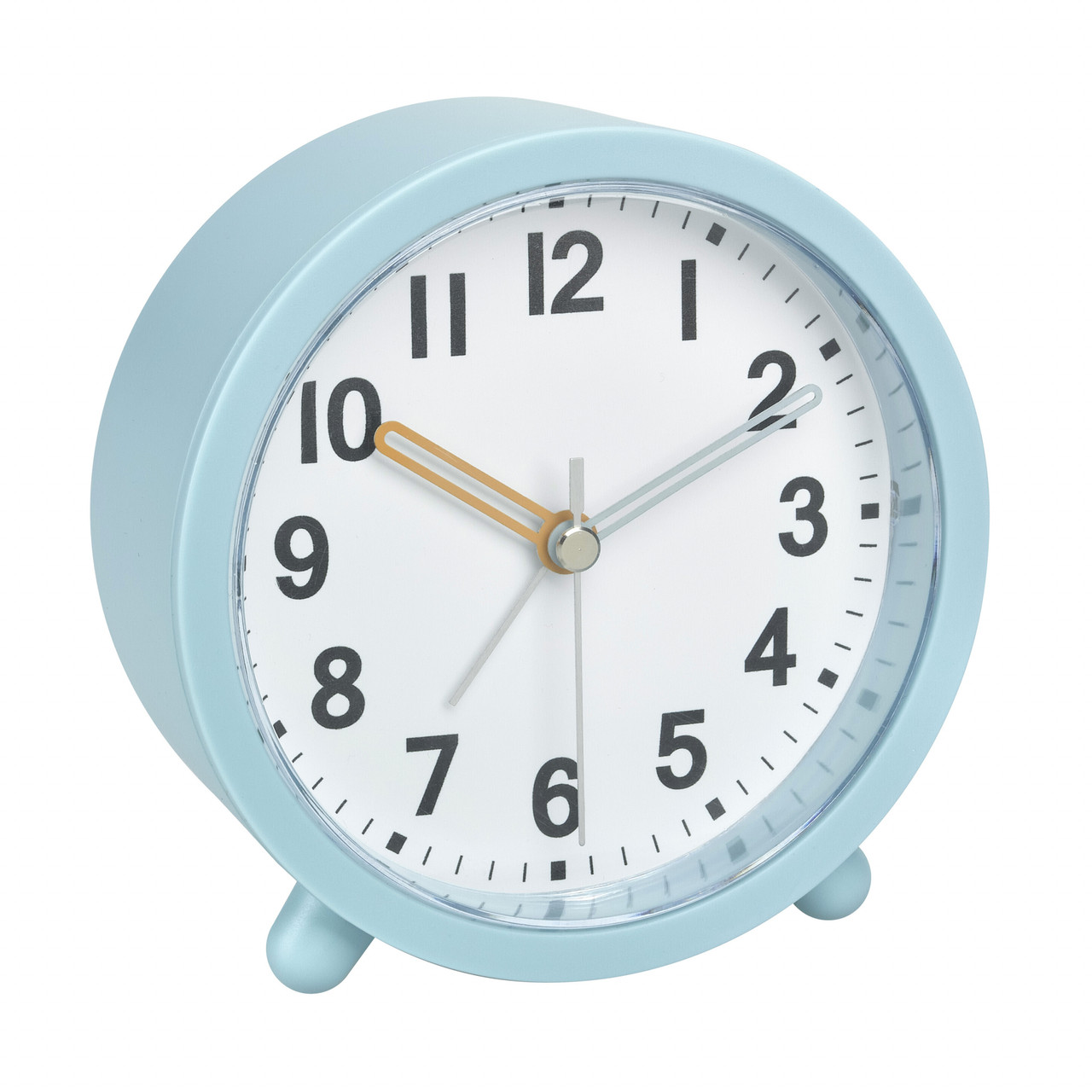 Настільний годинник з будильником TFA Analogue Alarm Clock 60.1043 (Light Blue)