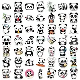 Набір наклейок Панда Panda стікери 50 штук стікерпак стікербомбінг на ноутбук самокат гаджети, фото 2