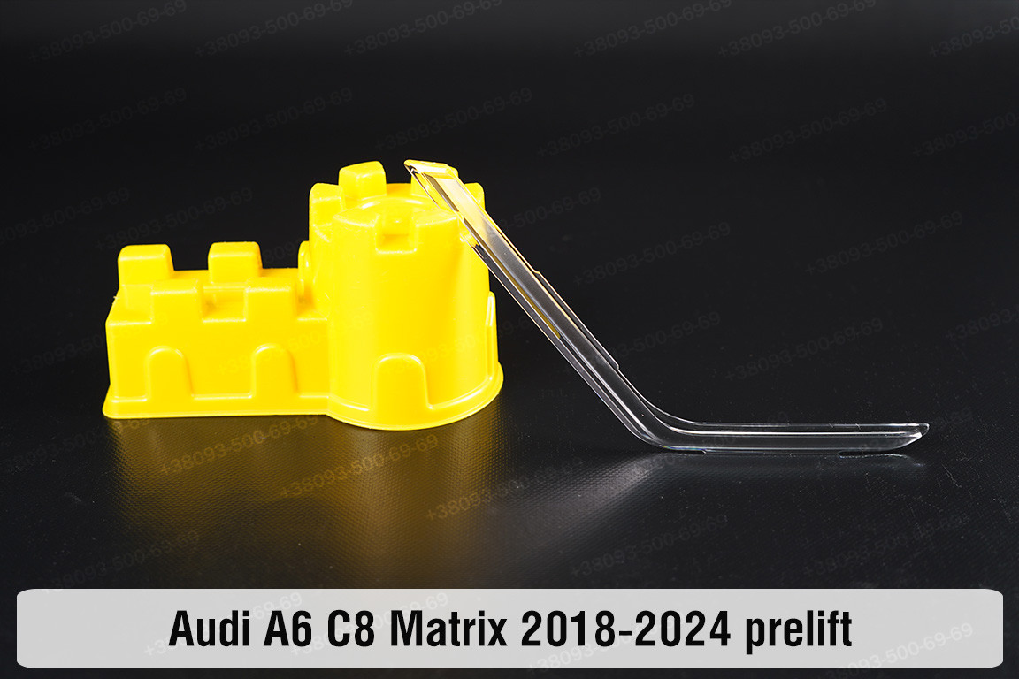 Блок світловода фари Audi A6 C8 Matrix (2018-2024) дорест короткий внутрішній правий
