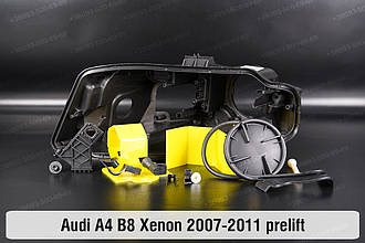 Сервісний комплект корпуса фар Audi A4 B8 Xenon (2007-2011) дорест лівий