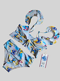 Детский подростковый купальник топ Samegame 24001 голубой;желтый;розовый   В наличии только 30 32 34 36 38 размеры