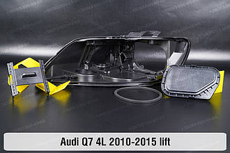 Сервісний комплект корпуса фар Audi Q7 4L (2010-2015) рест лівий