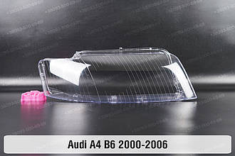 Скло фари Audi A4 B6 (2000-2006) праве