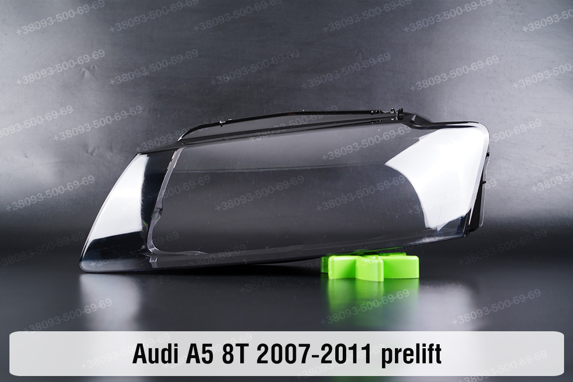 Скло фари Audi A5 8T (2007-2011) дорест ліве