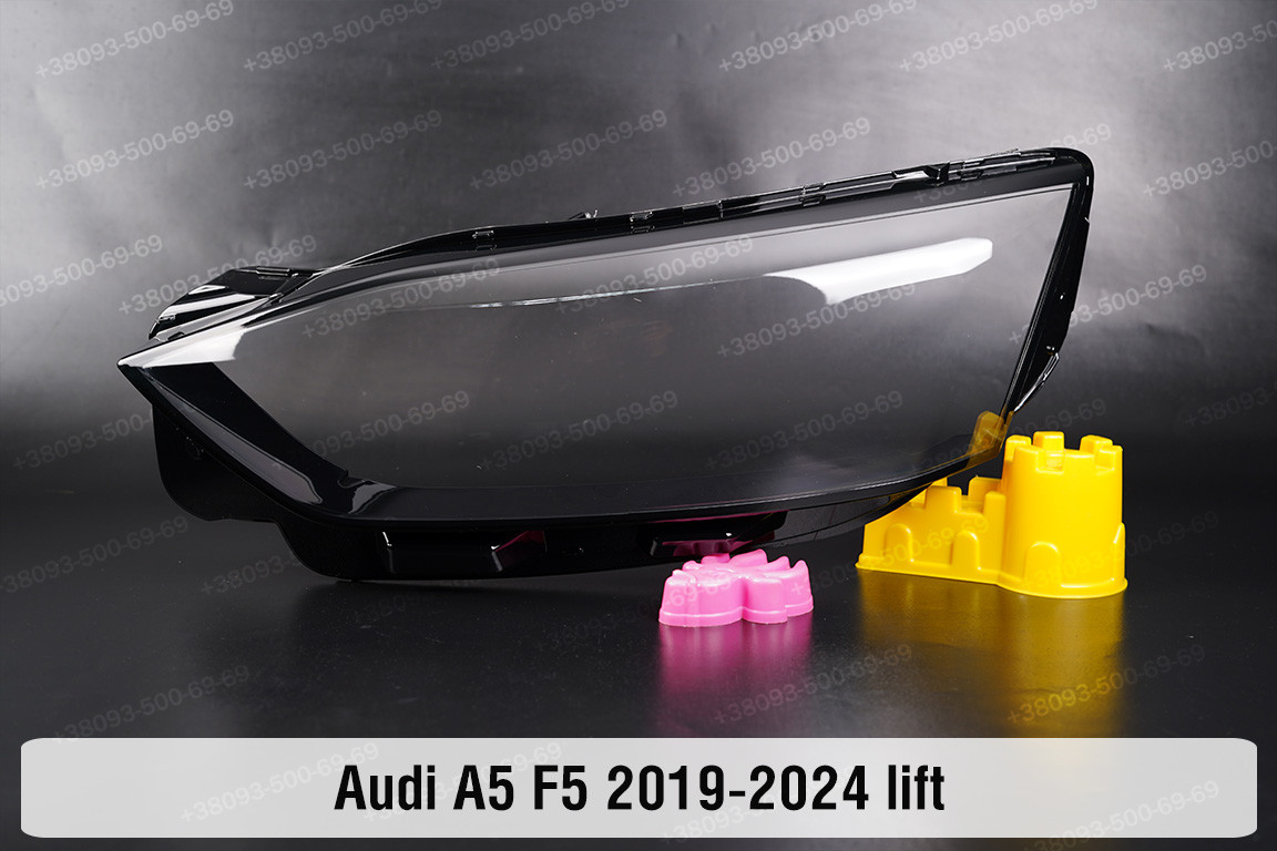 Скло фари Audi A5 F5 (2019-2024) рест ліве