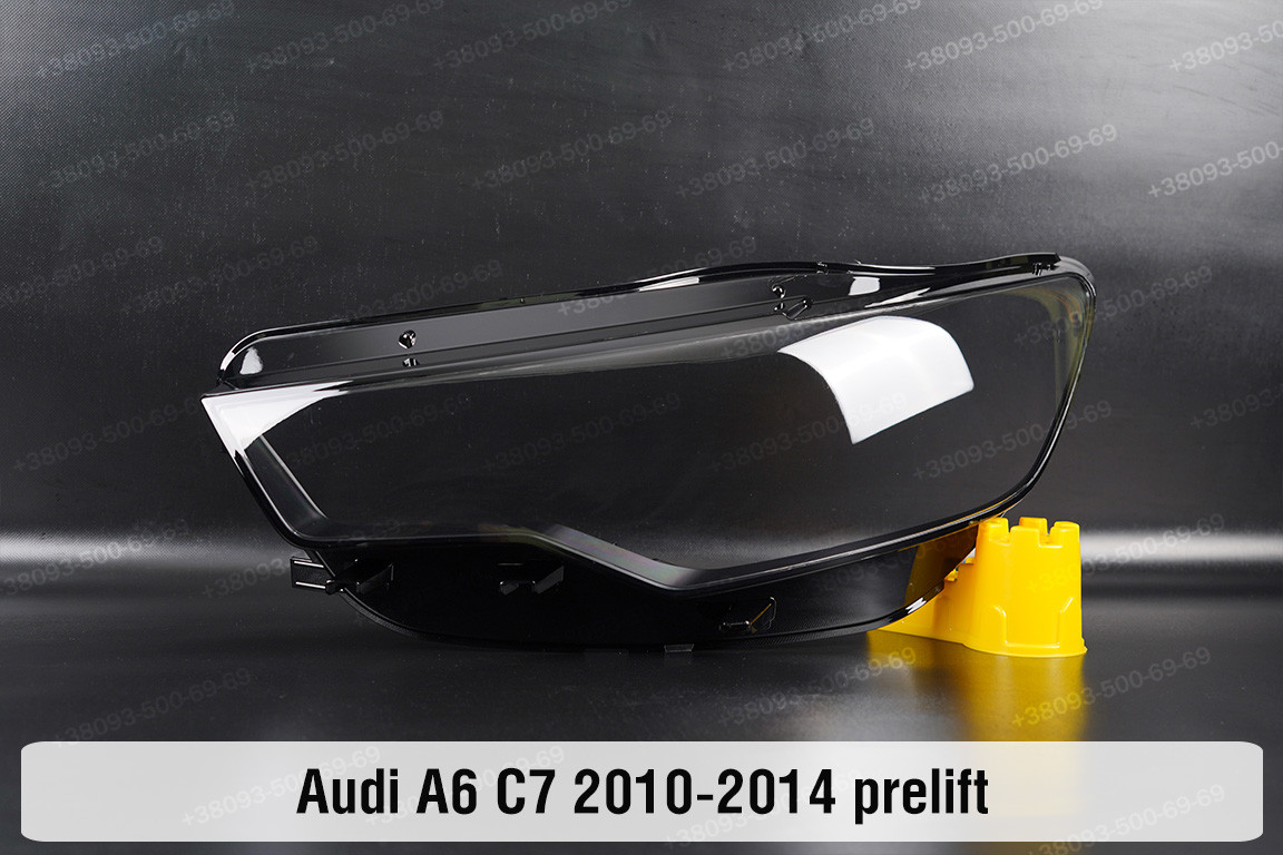 Скло фари Audi A6 C7 (2010-2014) дорест ліве, фото 1