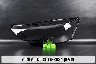 Скло фари Audi A6 C8 (2018-2024) дорест ліве