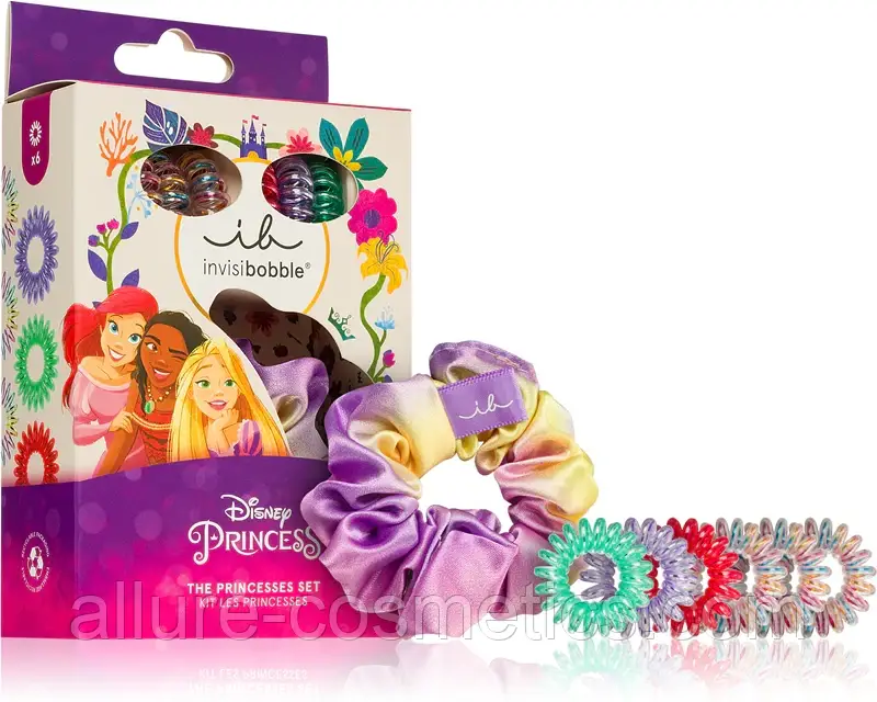 Набір гумок для волосся Invisibobble KIDS Disney Princess The Princesses 7 шт.