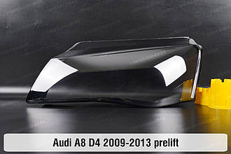 Скло фари Audi A8 D4 (2009-2013) дорест ліве