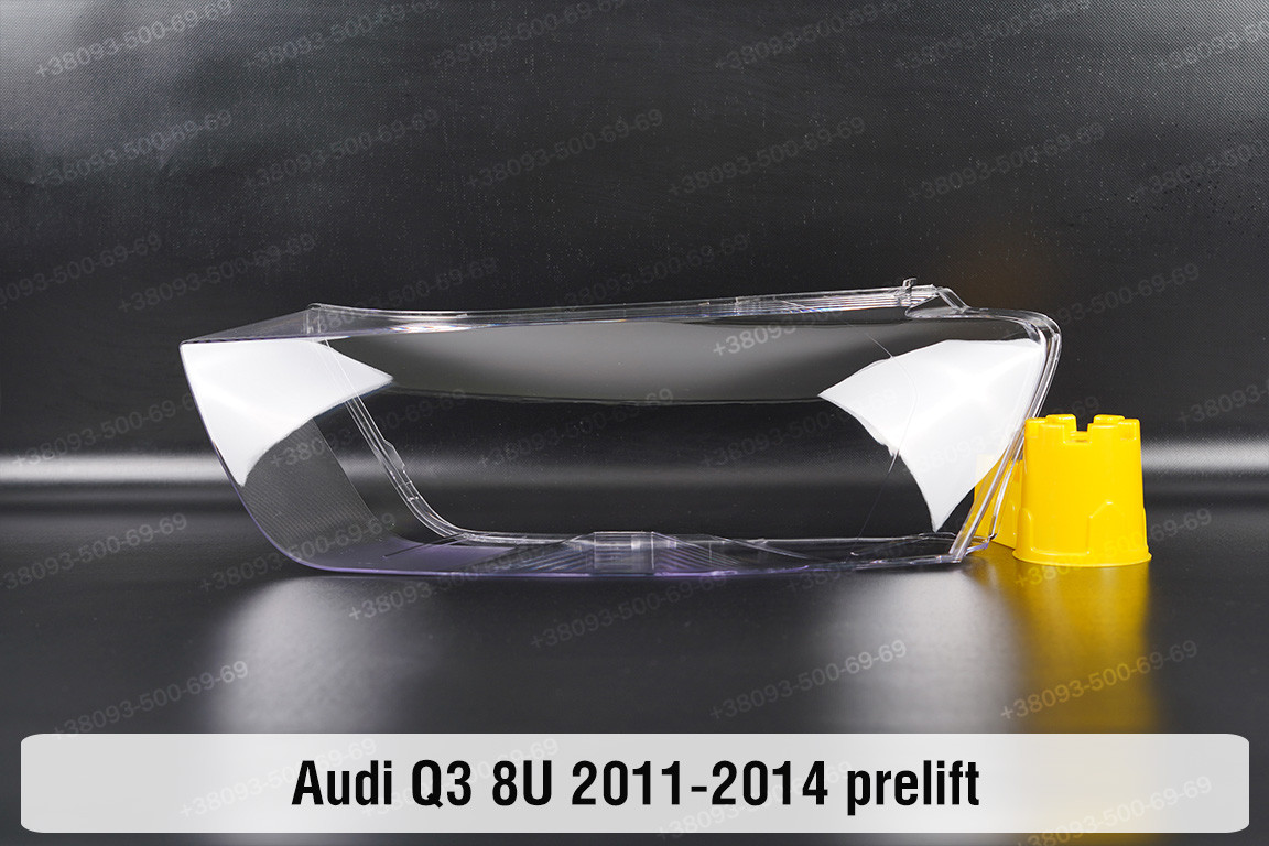 Скло фари Audi Q3 8U (2011-2014) дорест ліве