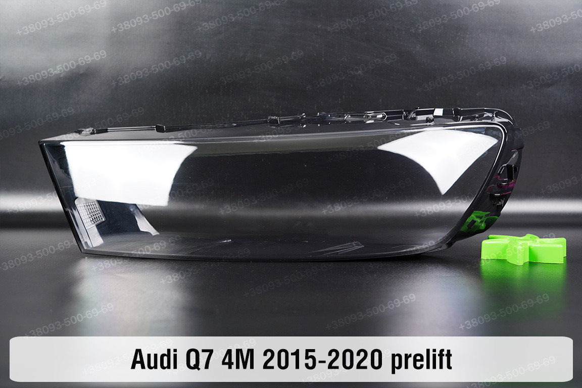 Скло фари Audi Q7 4M (2015-2020) дорест ліве