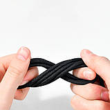 Кабель Baseus Type-C Tungsten Gold CAWJ000101 100W, 2 м, чорний, фото 9