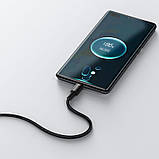 Кабель Baseus Type-C Tungsten Gold CAWJ000101 100W, 2 м, чорний, фото 6